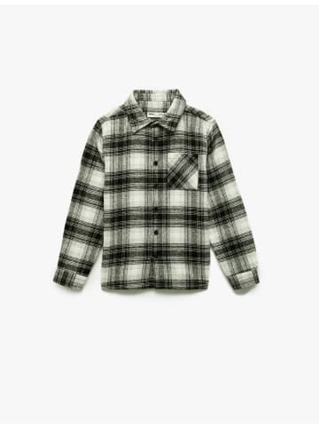 KOTON SHIRTS LS in Schwarz Karomuster