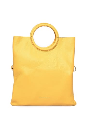Carla Ferreri Henkeltasche in Gelb