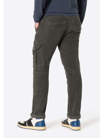 Timezone Cargohose Regular Fit Slim Leg Klappentaschen in Dunkelbraun