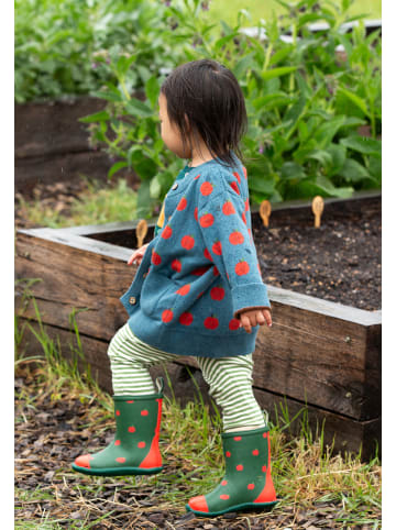 Little Green Radicals Apple Cardigan in Blau