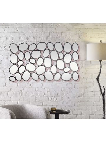 FineBuy Spiegel in Schwarz / Glas / 56x3x99