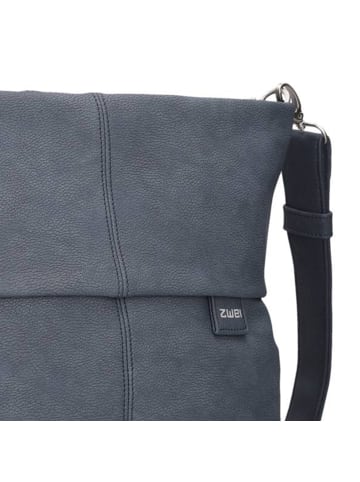 Zwei Mademoiselle.M Umhängetasche 35 cm in nubuk blue