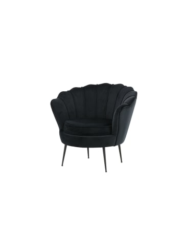 ebuy24 Sessel Nice Schwarz 83 x 76 cm