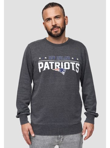 Recovered Sweatshirt New England Patriots in Grau