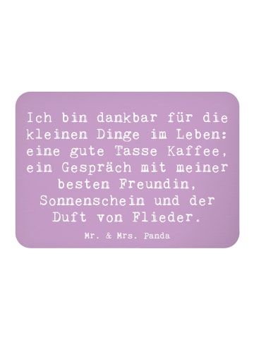 Mr. & Mrs. Panda magnet Spruch Dankbarkeit für kleine Dinge mit ... in Lavendeltraum