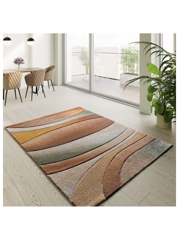 Atticgo Kurzflor-Teppich SORA in mehrfarbig