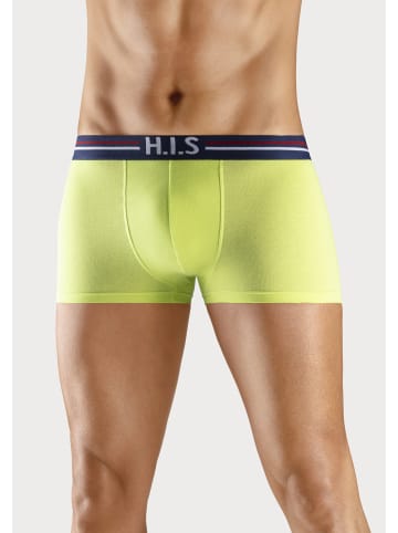 H.I.S Boxershorts in grün, lime, blau, rot, schwarz