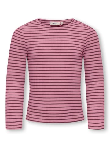 KIDS ONLY Rippstrick Langarmshirt Kmgmaude Mini in sea pink