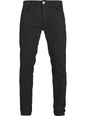 2Y Premium Tapered Jeans in black