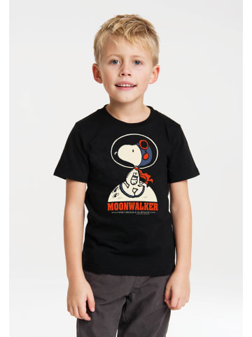 Logoshirt T-Shirt Snoopy - Moonwalker in schwarz