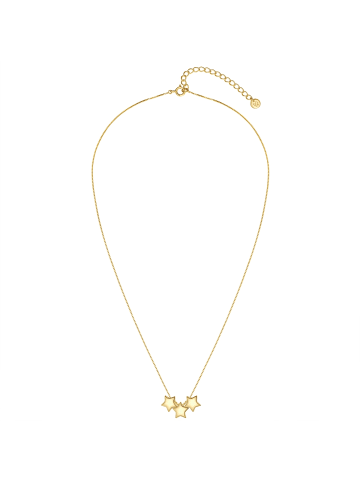 Glanzstücke München Kette Sterne aus Sterling Silber in gelbgold