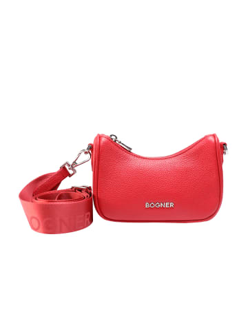 Bogner Schultertasche 'Pontresina Lora in Rot 18 x 12,5 x 5,5 cm'