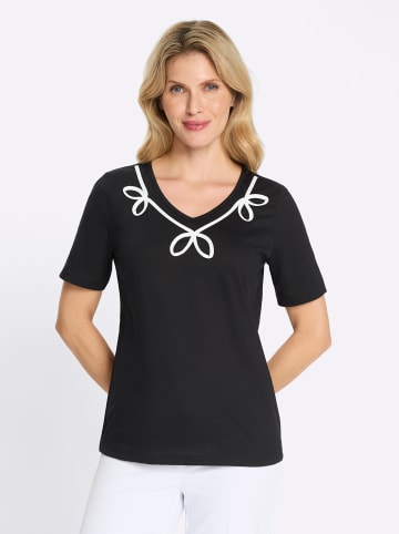 Sieh an! Rundhalsshirt in schwarz