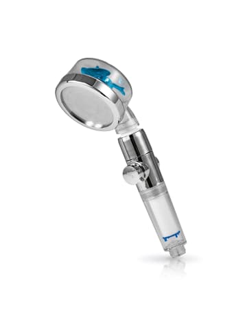 EASYmaxx EASYmaxx Duschkopf mit Wasserstopp & Druckregler mit Präzisionsdüsen & Filter