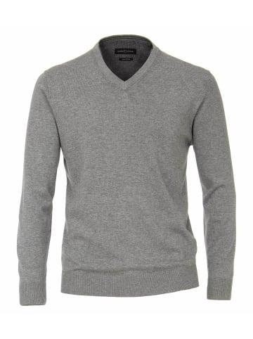CASAMODA V-Pullover für Herren in silber