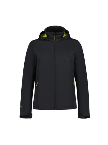 Icepeak Softshelljacke mit Kapuze Biggs in Schwarz