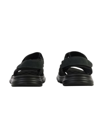ELONG Flache Sandalen mit Klettverschluss Schwarz