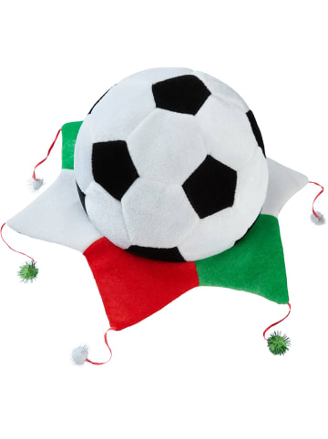 tectake Kopfbedeckung in Fußballform, bunt