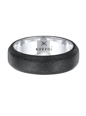 KUZZOI Ring für Herren in silber