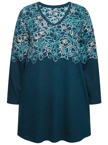 Ulla Popken Longshirt in blaugrün