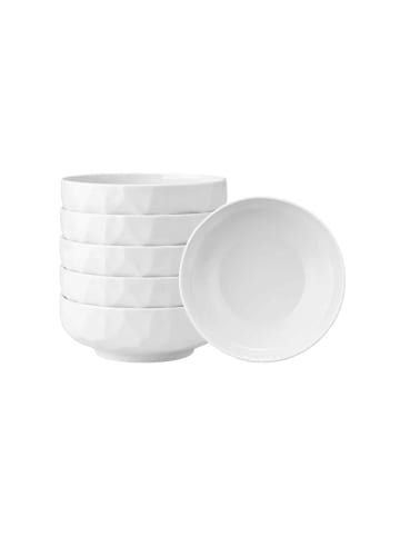 Seltmann Weiden 6er Set Schüssel Sento Relief Paper in Weiß ø 20 cm