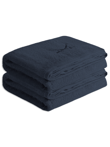 Sansibar 2er Badetuch-Set „Frottier-Kollektion Classic“, 90x180 cm in