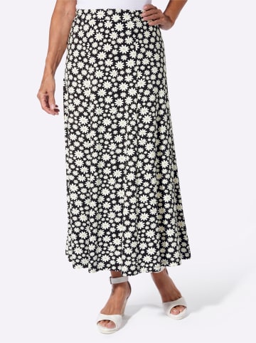 WITT WEIDEN Jersey-Rock in schwarz-ecru-bedruckt