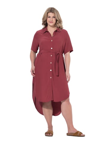 Ulla Popken Midikleid in rostrot