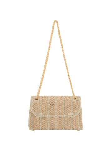 faina Women Flap Bag in Gold
