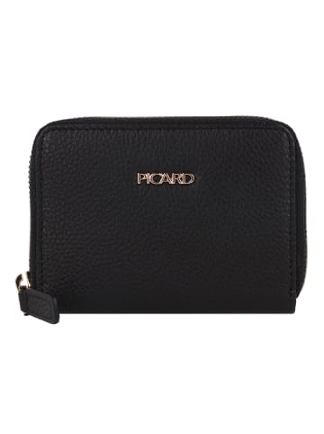 PICARD Java Geldbörse RFID Schutz Leder 11 cm in schwarz