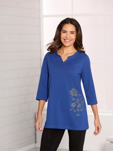 Sieh an! Longshirt in royalblau