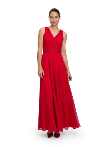 Vera Mont Abendkleid mit Plissee in Red Rose