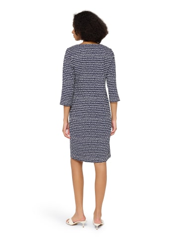 CARTOON Kleid in marine weiß - 0001