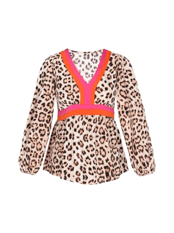 faina Women Blouse in brown multicolor