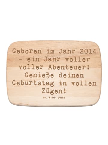Mr. & Mrs. Panda Schneidebrett Spruch 2014 Geburtstag Abenteuer ... in Transparent