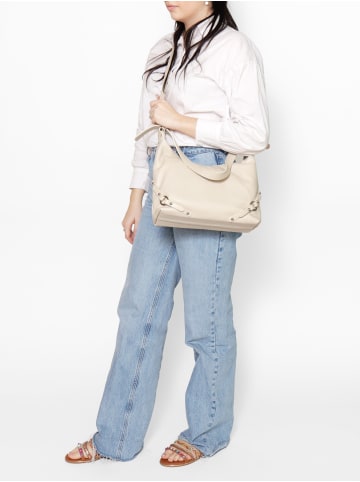 Viola Castellani Schultertasche in BEIGE
