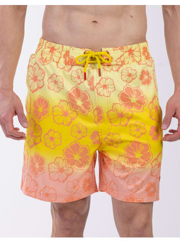 Frozen Cape Badeshorts RIBEIRA in Yellow Orange