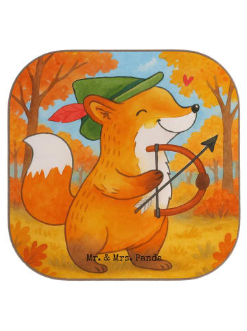 Mr. & Mrs. Panda Tischuntersetzer Schütze Astrologie Design ohne... in Weiß