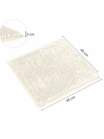 WohnDirect Badematte PARIS in Creme