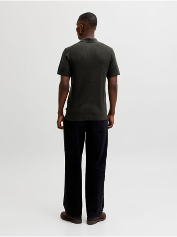 Jack & Jones Gestricktes Polo in Peat