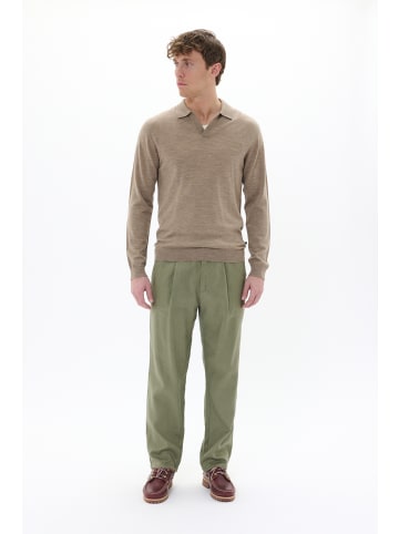 Matinique Strickpullover MApolo Gerade Passform in Khaki Melange