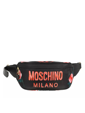 Moschino Crossbody Bum Bag Black in pink