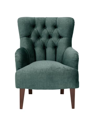 58 aufm Kessel POLSTERSESSEL Kaiya Samtvelours petrol