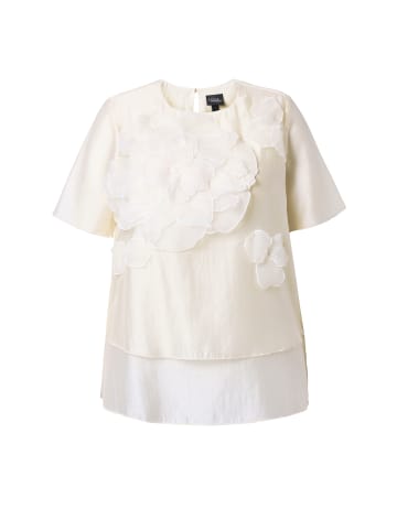 Ulla Popken Blusentop in perlweiß