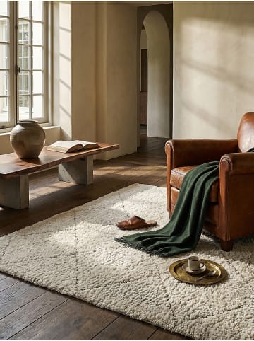 KADIMA DESIGN Teppichläufer Berber weich wohnlich Wohnzimmer Schlafzimmer in Creme