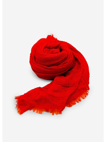 SASSYCLASSY Musselin Schal in Rot