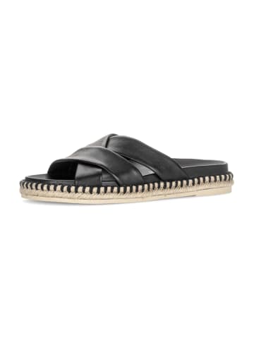 Gabor Espadrilles Pantoletten in Schwarz