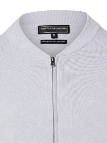 Finshley & Harding Strickjacke in hellgrau - 0002
