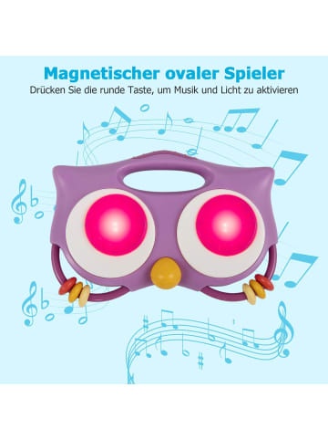 COSTWAY Lauflernwagen Baby 10-36 Monate in Blau