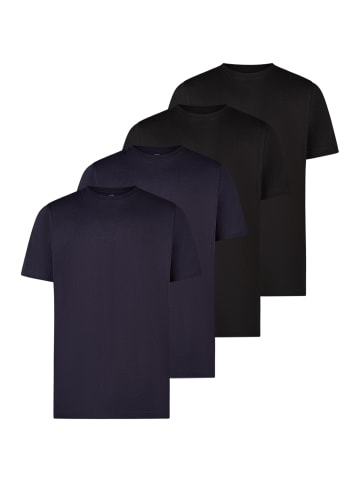 Lerros T-Shirt Basic in Schwarz / dunkelblau